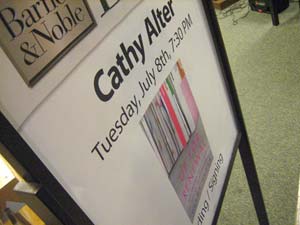 Cathy Alter book reading and signing at Georgetown Barnes and Noble